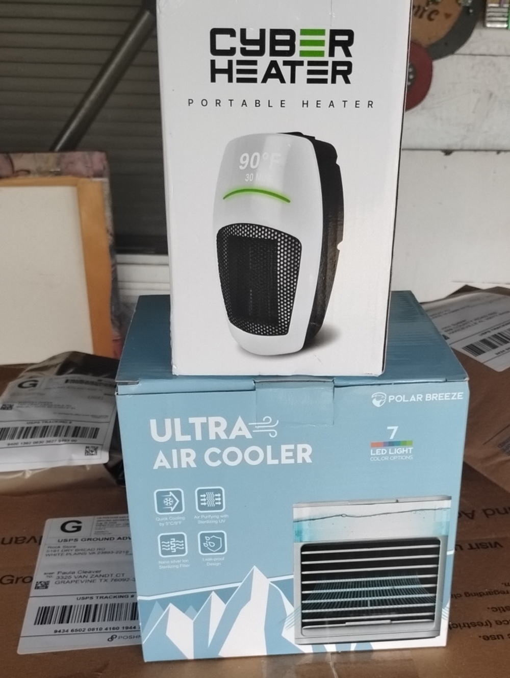Cyber Heater Portable Heater &Air Cooler